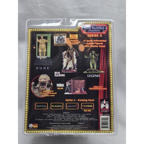 2004 Sota Toys Presents Dog Soldiers Gray Werewolf 8” Action Figure RARE - Picture 6 of 14